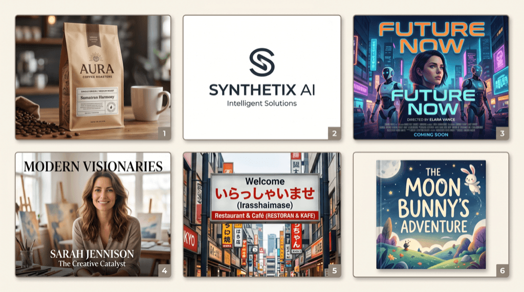 GPT Image 2 use cases — collage of logos, product photos, posters, editorial portraits, multilingual signage